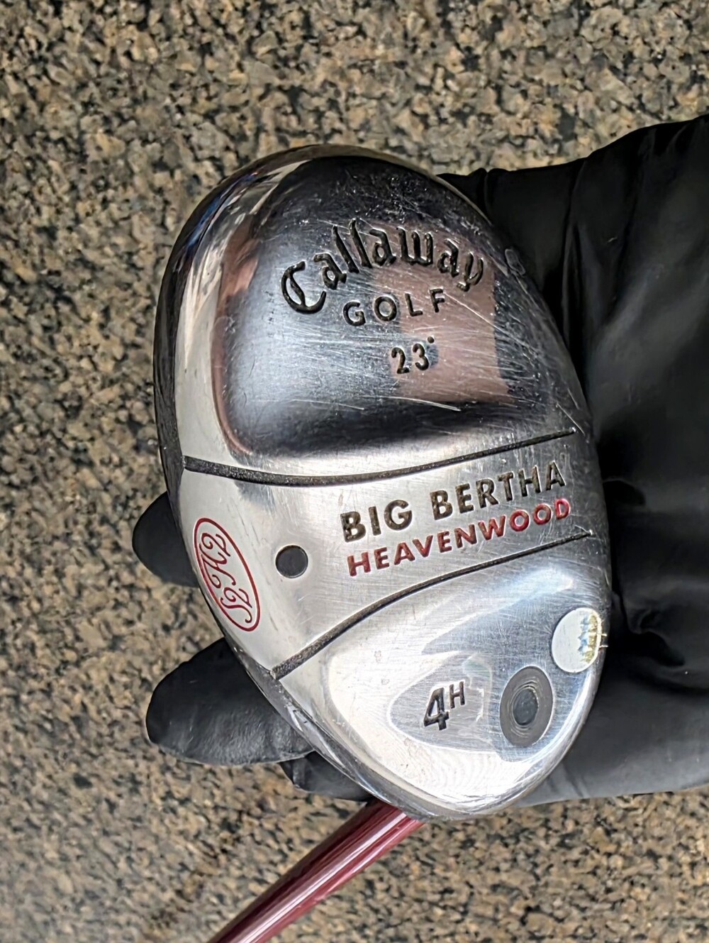 Callaway Golf Big bertha heavenwood 23° 4H hybrid iron right Handed Graphite